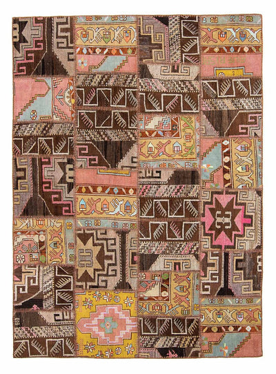 Patchworkový koberec 173x241cm - Vlněný koberec