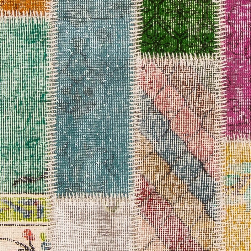 Patchworkový koberec 90x203cm - Vlněný koberec