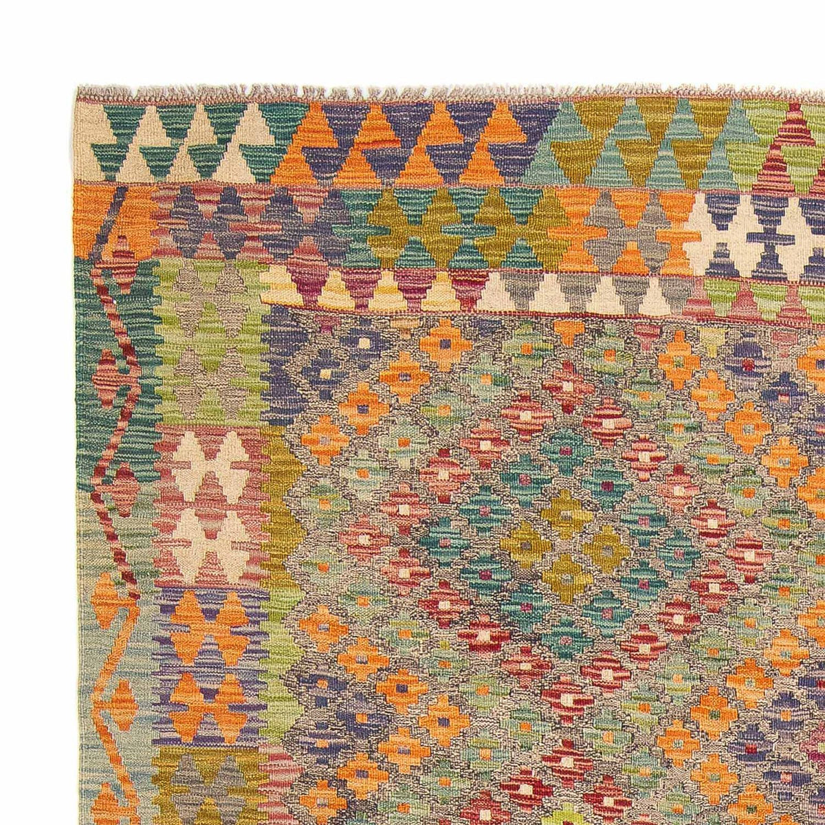 Kilim Maimana Koberec 202x241cm - Vlněný koberec