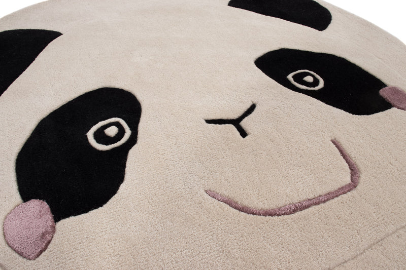 Panda Dětský koberec Kulatý