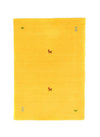 Gabbeh Loom Koberec Agra - Vlněný koberec - Obdélníkový / Žlutá / 60 x 90 cm Obdélníkový